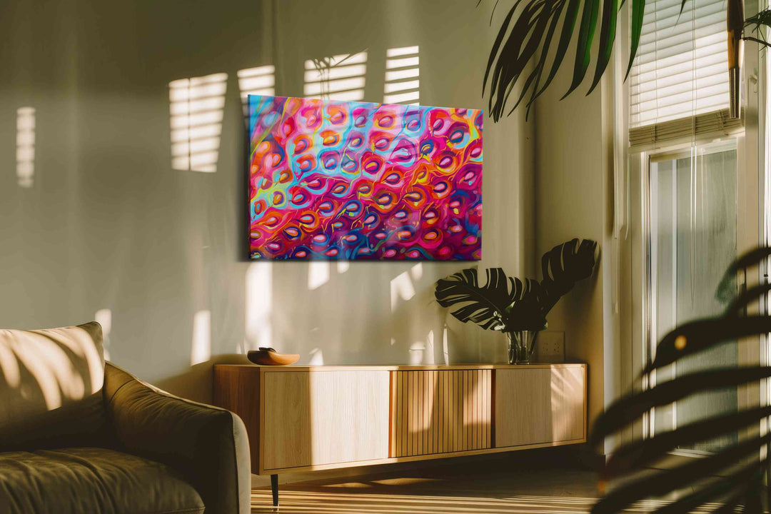 Vibrant Whirlwind Symphony - Abstract Art, Modern Wall Art, Contemporary Canvas Art