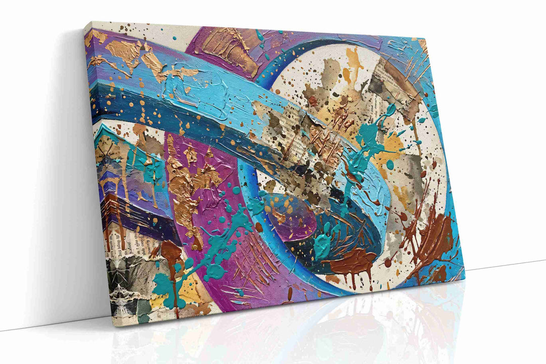 Whirlwind of Color - Abstract Art, Modern Wall Art, Contemporary Canvas Art