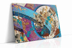 Whirlwind of Color abstract canvas print, gallery-wrapped, ready to hang