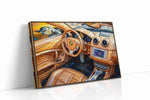 Golden Drive Symphony automobile canvas print, gallery-wrapped, ready to hang