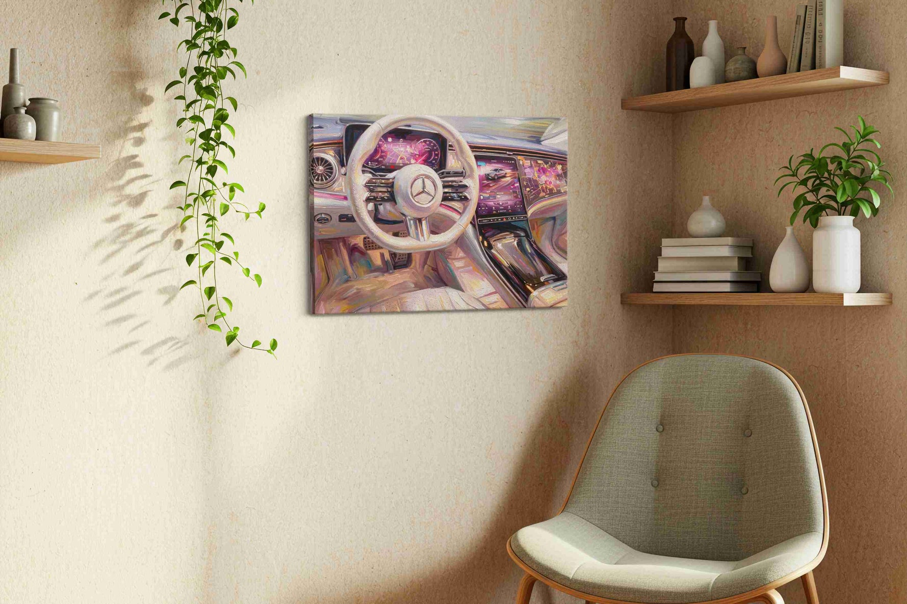 Luxurious Drive Odyssey - Canvas Wall Art