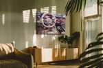Luxurious Drive Odyssey automobile canvas print in a hung canvas mockup