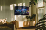 Velocity of Light automobile canvas print, on wall, lifestyle preview