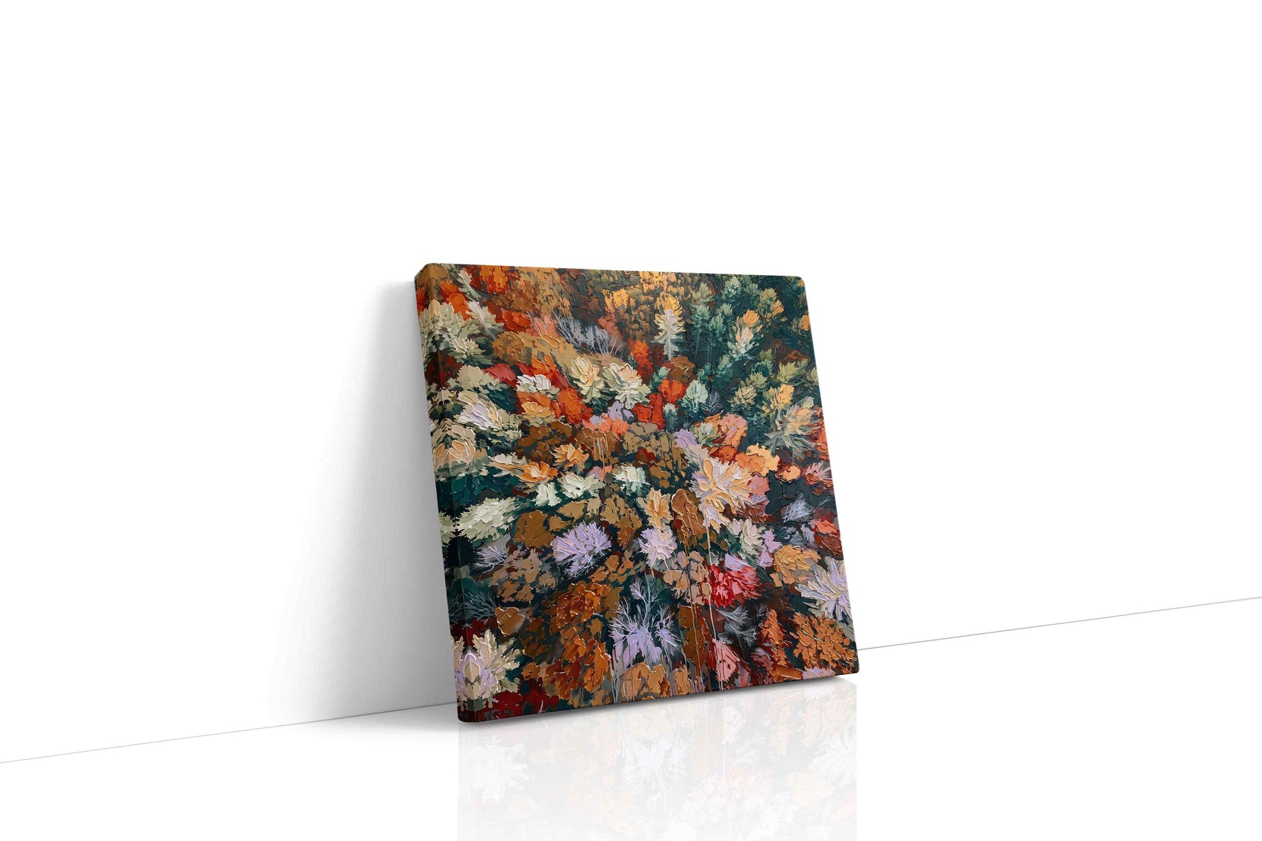 Whispers of Autumn Canopy nature canvas print, gallery-wrapped, ready to hang