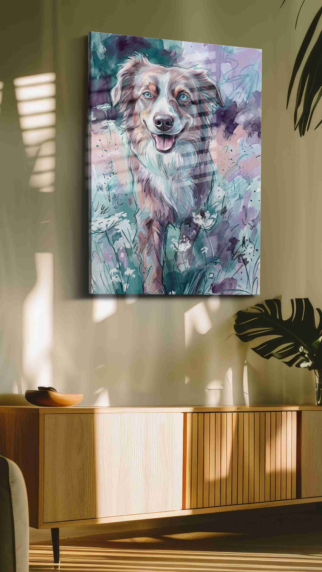 Ethereal Canine Dreamscape - Dog Wall Art, Dog Canvas Print, Dog Lover Gift