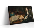 Enigma of the Midnight Forest darkacademia canvas print, gallery-wrapped, ready to hang