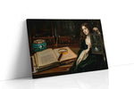 Enigma of the Midnight Forest darkacademia canvas print gallery-wrapped landscape canvas studio shot