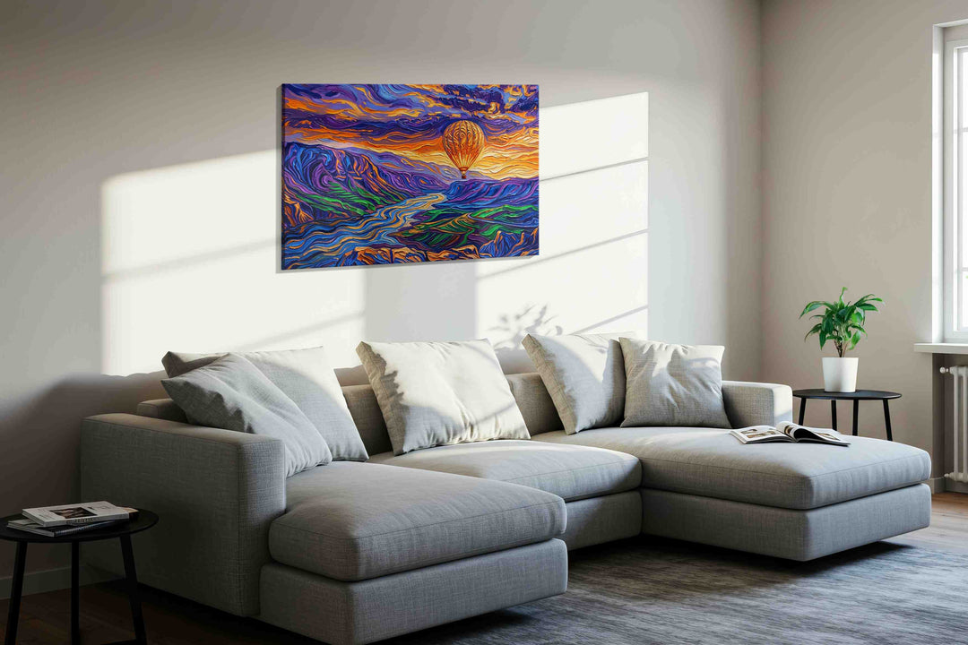 Journey through the Vivid Sky - Nature, Nature Wall Art, Scenic Canvas Print, Natural Landscape Art