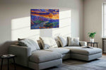 Journey through the Vivid Sky - Nature, Nature Wall Art, Scenic Canvas Print, Natural Landscape Art