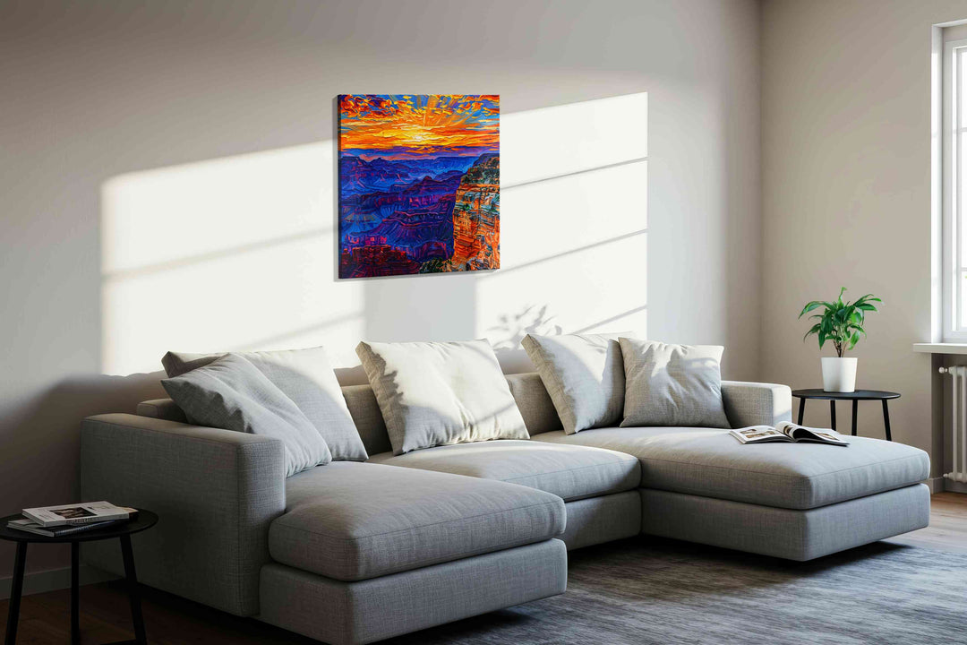 Eternal Canyon Symphony - Nature, Nature Wall Art, Scenic Canvas Print, Natural Landscape Art