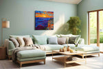 Eternal Canyon Symphony nature canvas print, hanging on wall