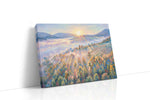 Radiant Morning Symphony nature canvas print, gallery-wrapped, ready to hang