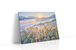 Radiant Morning Symphony nature canvas print gallery-wrapped landscape canvas studio shot