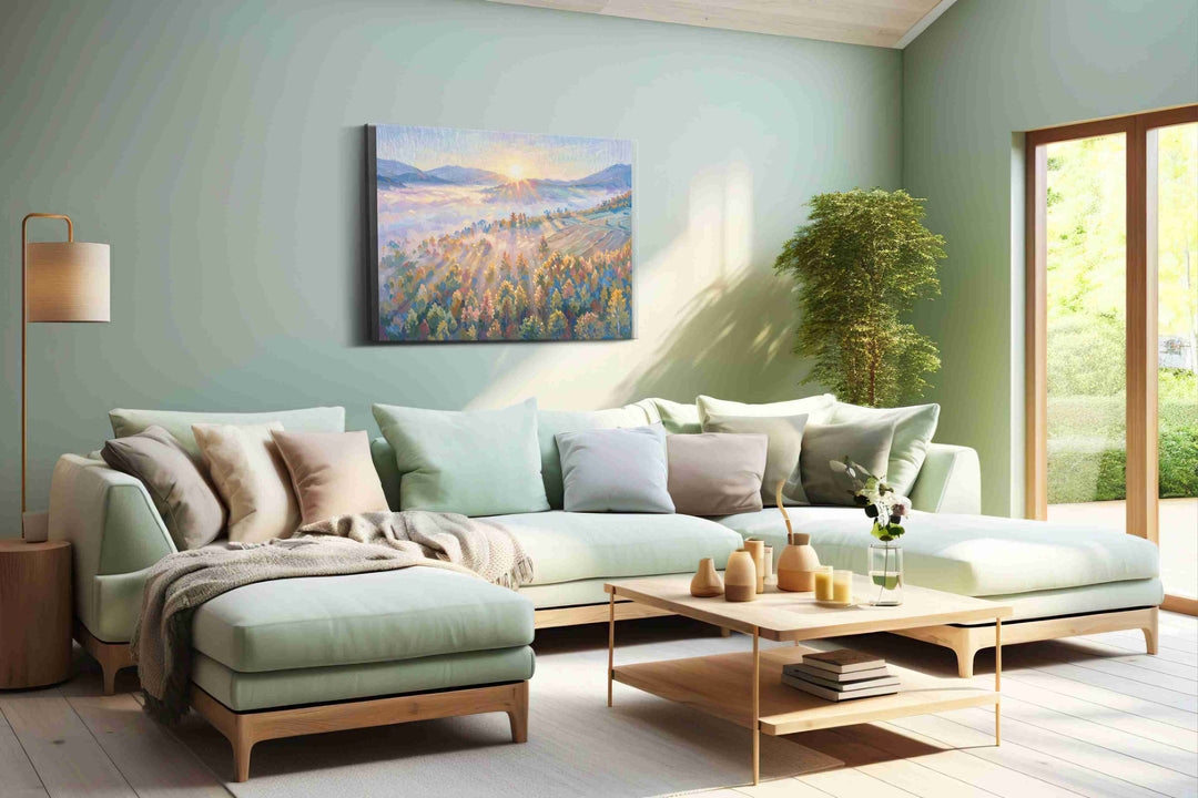 Radiant Morning Symphony - Nature, Nature Wall Art, Scenic Canvas Print, Natural Landscape Art