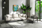 Tropical Cascade Bliss nature canvas print in a modern interior mockup