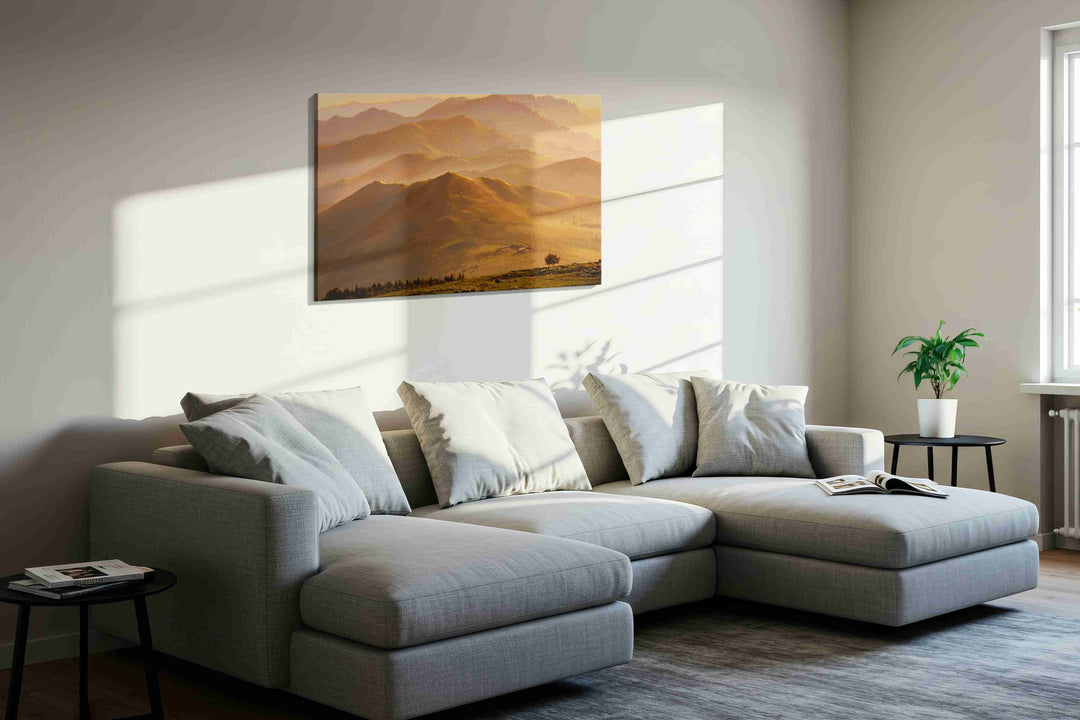 Whispers of the Golden Dawn - Nature, Nature Wall Art, Scenic Canvas Print, Natural Landscape Art