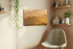 Whispers of the Golden Dawn nature canvas print, hanging on wall — view 2