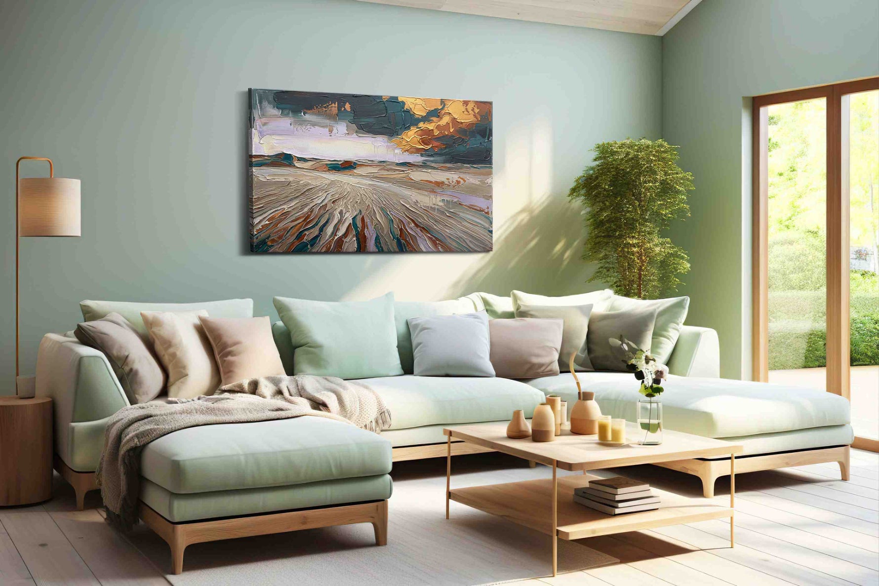 Whispers of the Storm nature canvas print, hanging on wall