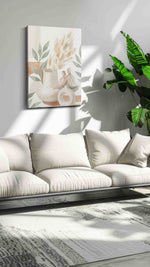 Whispers of Serenity modern canvas print, on wall, lifestyle preview