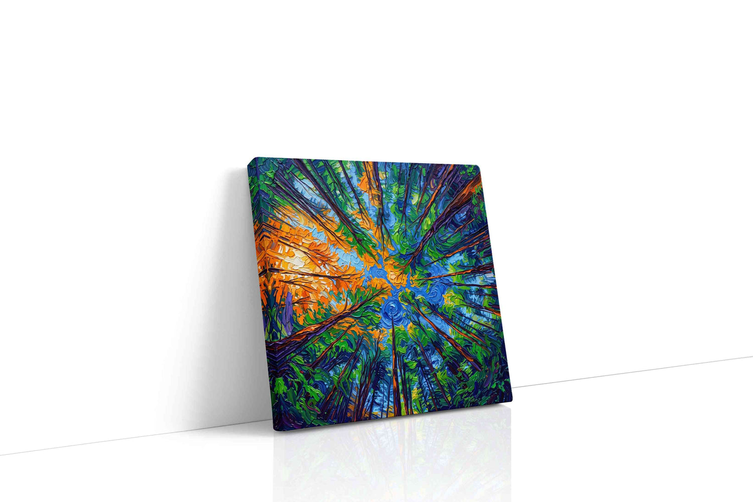 Whirlwind Canopy nature canvas print, gallery-wrapped, ready to hang