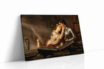 Timeless Whispers of Love darkacademia canvas print, gallery-wrapped, ready to hang