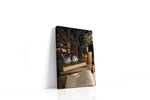 Whispering Pages of History darkacademia canvas print gallery-wrapped portrait canvas studio shot