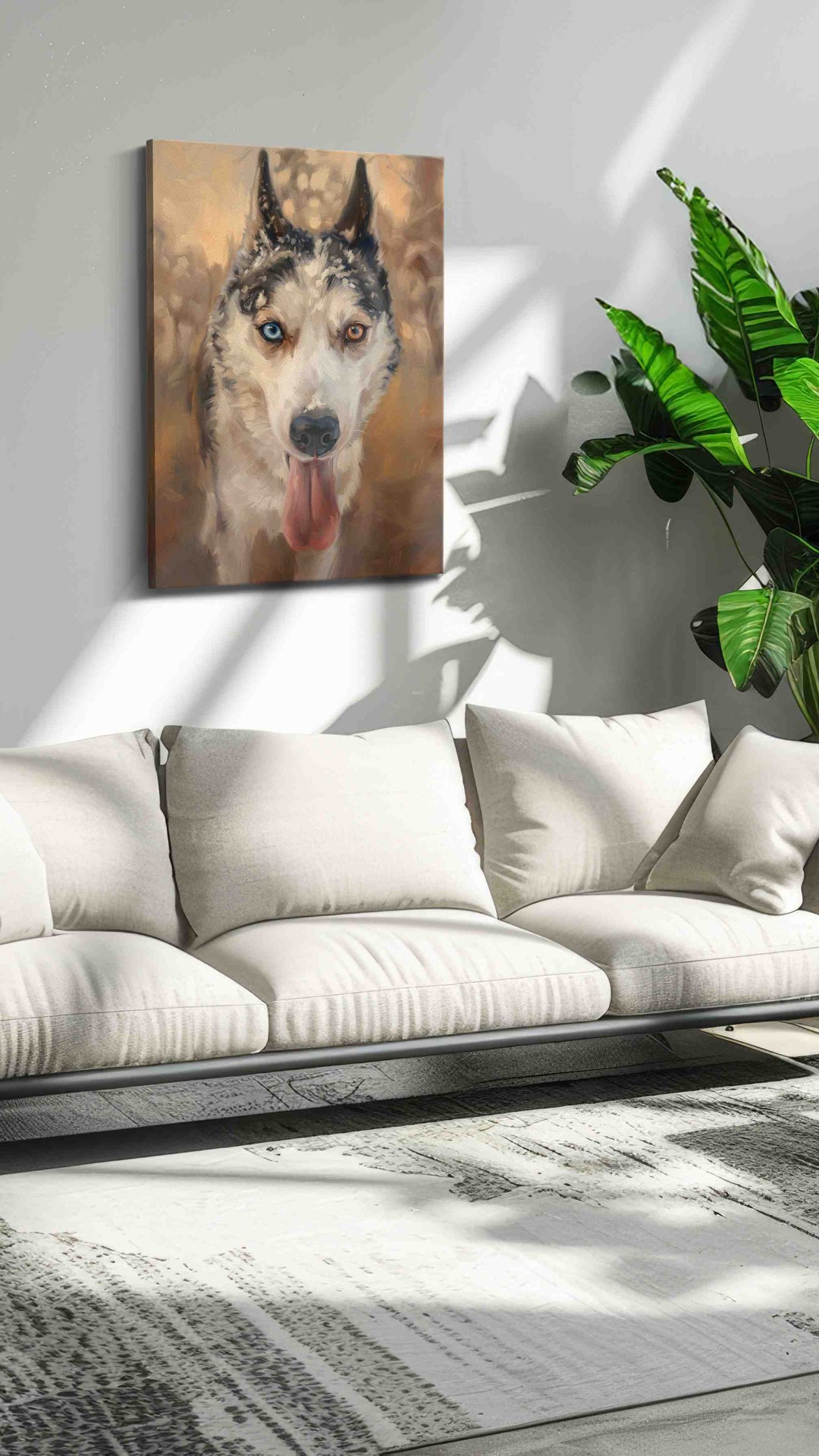 Eternal Gaze of the Arctic - Dogs, Dog Wall Art, Dog Canvas Print, Dog Lover Gift