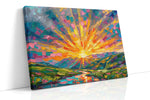 Eternal Radiance - Landscape, Landscape Canvas Print, Scenic Wall Art, Nature Canvas Art