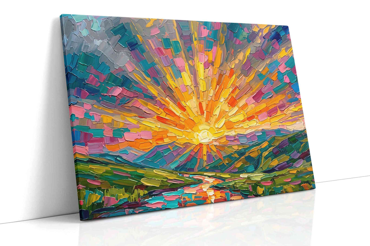 Eternal Radiance landscape canvas print, gallery-wrapped, ready to hang