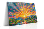 Eternal Radiance landscape canvas print, gallery-wrapped, ready to hang
