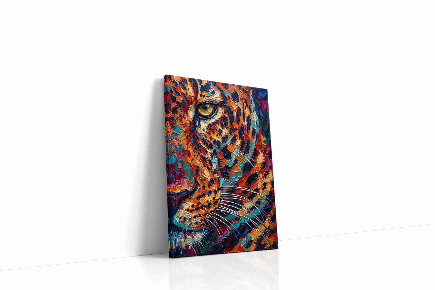 Fierce Palette animals canvas print, gallery-wrapped, ready to hang