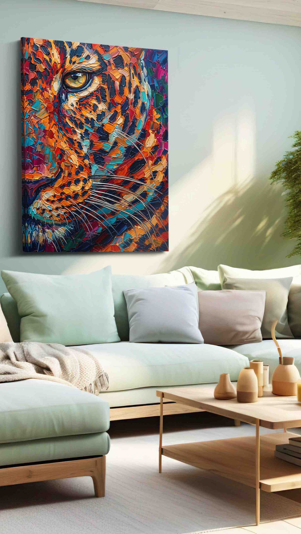 Fierce Palette - Animal Wall Art, Wildlife Canvas Print, Animal Lover Decor
