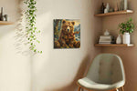 Gentle Giant's Serenade bears canvas print styled in a living room