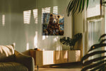 Gentle Giant's Serenade bears canvas print, on wall, lifestyle preview