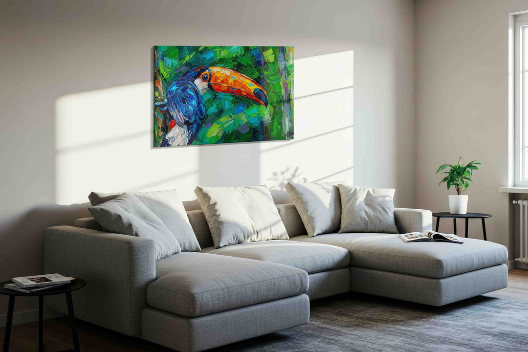 Jungle Symphony - Bird Wall Art, Avian Canvas Print, Nature Bird Art
