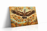 Wings of Vibrant Harmony birds canvas print gallery-wrapped landscape canvas studio shot