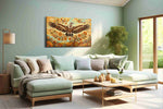 Wings of Vibrant Harmony - Bird Wall Art, Avian Canvas Print, Nature Bird Art