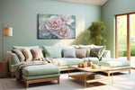 Ethereal Bloom Symphony - Floral Canvas Print, Botanical Wall Art, Flower Canvas Art