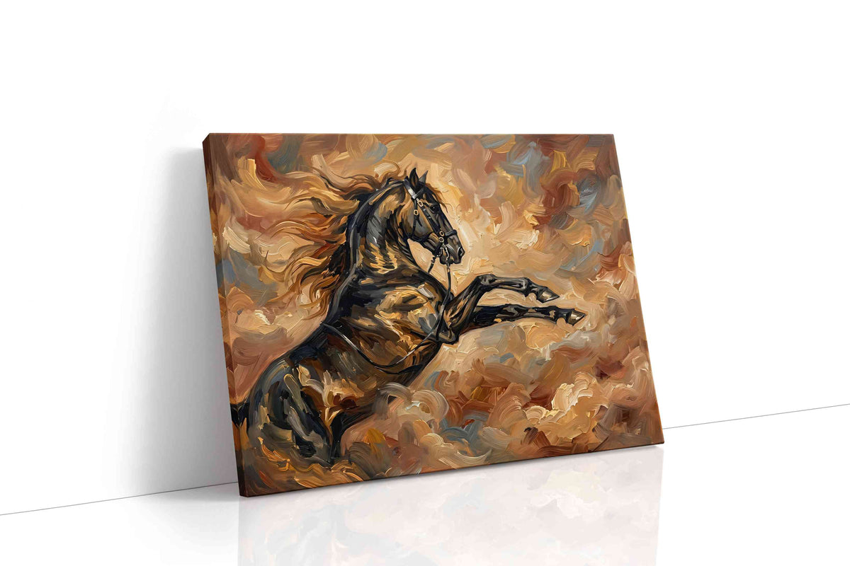 Galloping Through the Heavens horses canvas print, gallery-wrapped, ready to hang