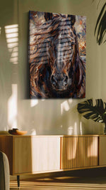 Majestic Equestrian Spirit - Horse Wall Art, Equine Canvas Print, Western Decor