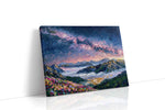 Celestial Peaks at Dusk mountain canvas print, gallery-wrapped, ready to hang