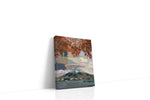 Crimson Canopy Over Fuji landscape canvas print gallery-wrapped portrait canvas studio shot