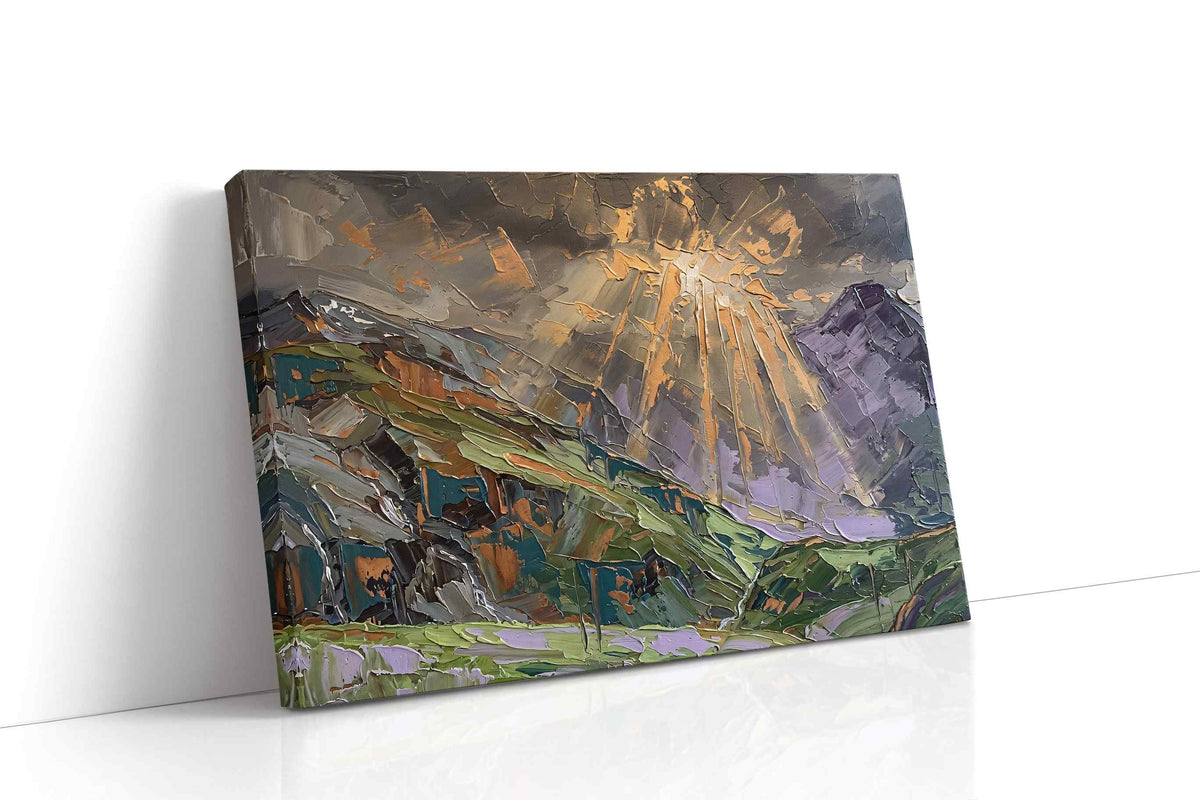 Ethereal Lightscape landscape canvas print, gallery-wrapped, ready to hang