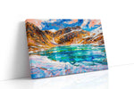 Prismatic Alpine Serenity landscape canvas print gallery-wrapped landscape canvas studio shot