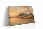 Whispers of a Golden Horizon landscape canvas print, gallery-wrapped, ready to hang