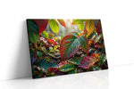 Dew-Kissed Autumn Symphony leaves canvas print, gallery-wrapped, ready to hang