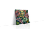 Tropical Whispers leaves canvas print, gallery-wrapped, ready to hang