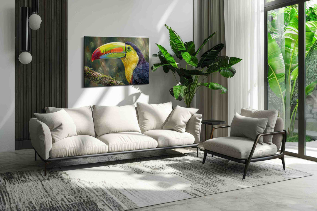 Vibrance of the Rainforest - Birds, Bird Wall Art, Avian Canvas Print, Nature Bird Art