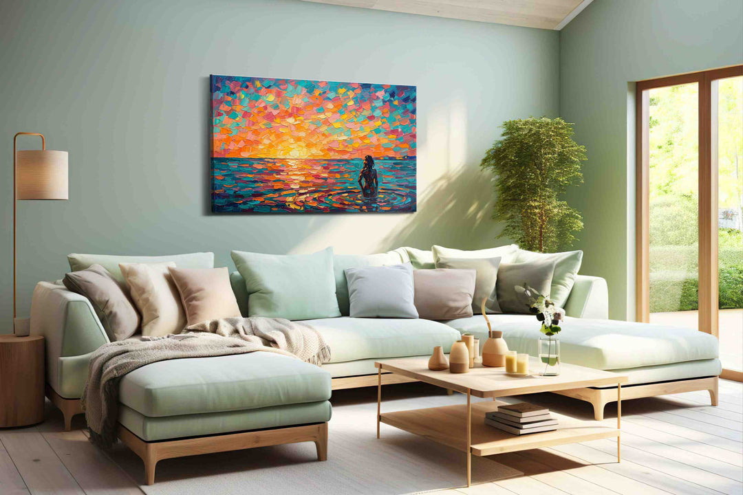 Sunset Symphony in Color - Landscape, Landscape Canvas Print, Scenic Wall Art, Nature Canvas Art