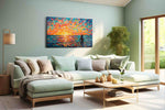 Sunset Symphony in Color - Landscape, Landscape Canvas Print, Scenic Wall Art, Nature Canvas Art